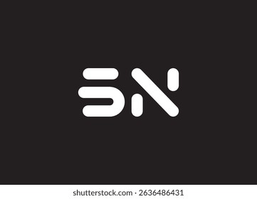 SN Logo Design Design Criativo e Moderno Logo Design