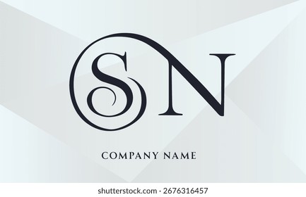 SN, NS Alphabets Letters Logo Monogram (5000x3000 pixels, 300dpi)