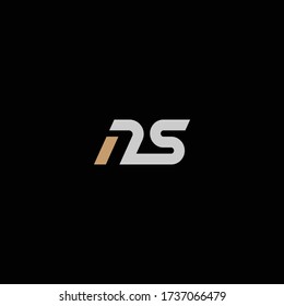 SN or NS letter designs with different colors and backgrounds