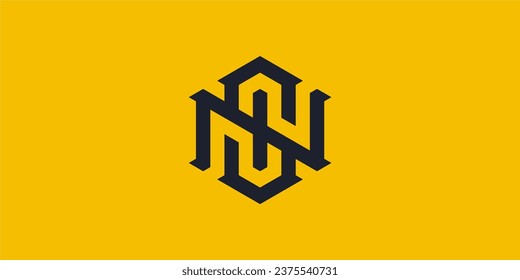 SN, NS Letter Logo Vector Template Abstract Monogram Symbol . SN, NS Letter Usable for Best modern, business, company, corporate, premium, sport, technology And future creative logo