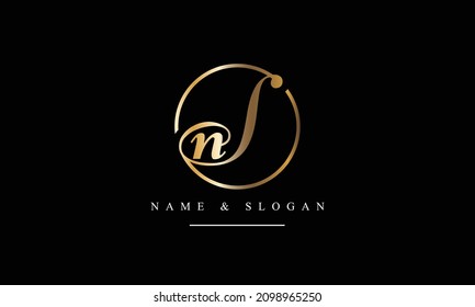 SN, NS, S, N abstract letters logo monogram