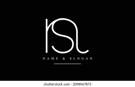 SN, NS, S, N abstract letters logo monogram