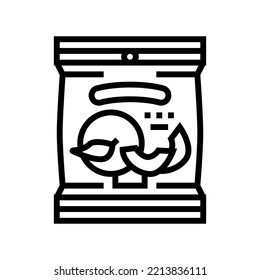 snack apple fruit line icon vector. snack apple fruit sign. isolated contour symbol black illustration