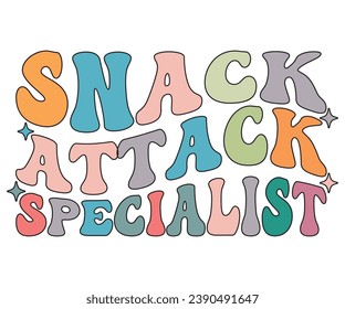 Snack Attack Specialist T-shirt, Dad Life T-shirt, Fathers Day, Retro Dad Shirt, Dads Birthday, Funny Dad, Cut Files For Cricut, My Father, Cut File 