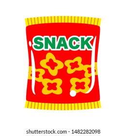 Snack bag - simple cartoon style