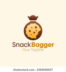 Snack Bagger Logo Design Template. Good for Business, Agency, Community and Organization