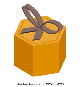 Snack box icon isometric vector. Pack candy. Food product