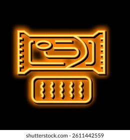 snack chocolate neon light sign vector. snack chocolate illustration