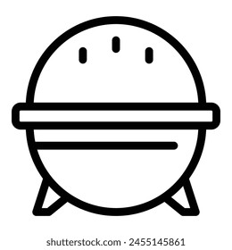 Snack container icon outline vector. Food package. Packet chip