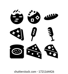 snack food icon or logo isolated sign symbol vector illustration - Collection of high quality black style vector icons
