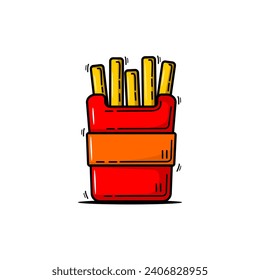 Snack French freis vector design 
