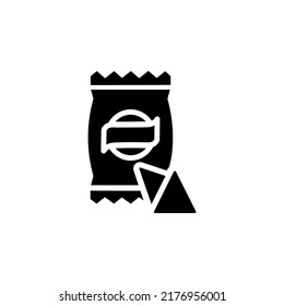 Snack With Glyph Icon Illustration
