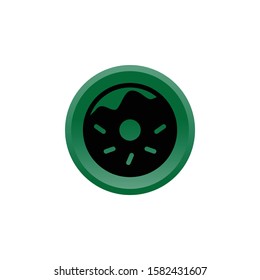 snack icon with a green circle background