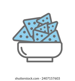 Vector de icono de aperitivo en el diseño de moda