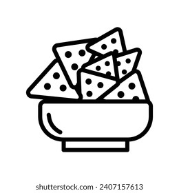 Snack icon vector on trendy design