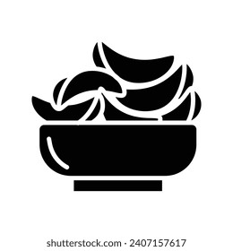 Snack icon vector on trendy design