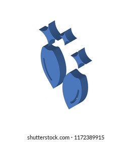 Snack isometric left top view 3D icon