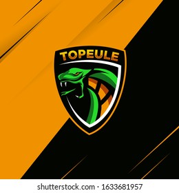 Snack logo design vector fit for badge, emblem and tshirt printing. illustration for sport and esport team