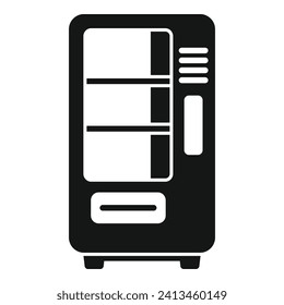 Snack machine icon simple vector. Street vending selling. Snack and drinks