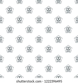 Snack pattern vector seamless repeat for any web design