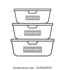 snack place icon vector illustration simple design