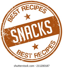 snack recipes stamp