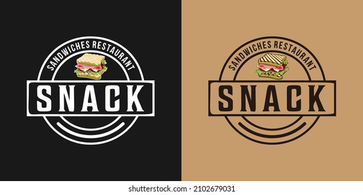 bocadillo, sándwich con jamón, queso, tomates, lechuga y el logo del pan tostado