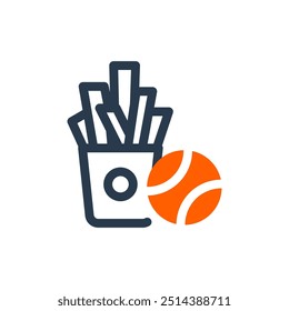 Snack Sport Vector Icon Illustration