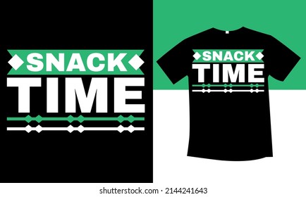 diseño de camisetas para tipografía en horario de refrigerio 