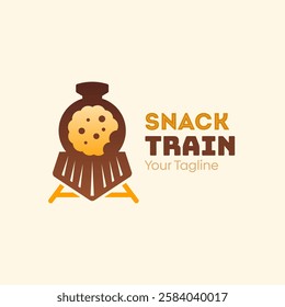 Snack Train Logo Design Template. Good for Business, Agency, Community and Organization