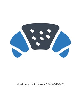 snack vector colour glyph icon