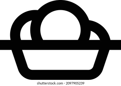 snack vector illustration isolated on a transparent background. stroke vector icons for concept or web graphics.