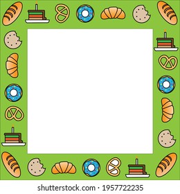 snack vector logo icon symbol illustration template