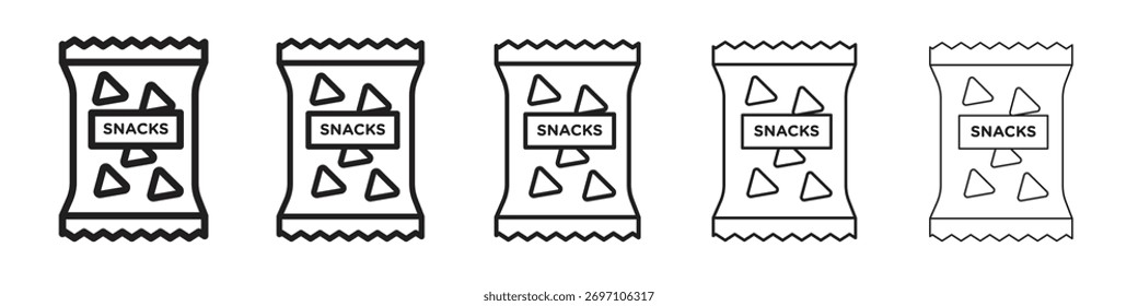 Diseño de iconos de bocadillos, logotipo, App, interfaz de usuario. Ilustración vectorial, EPS