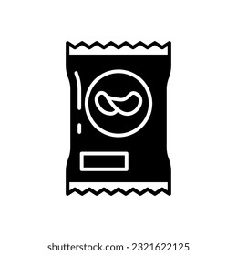 Snacks icon in vector. Illustration