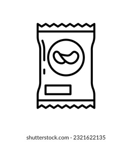 Snacks icon in vector. Illustration