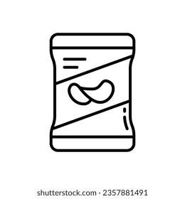 Icono de refrigerios en vector. Ilustración