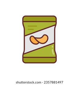 Icono de refrigerios en vector. Ilustración