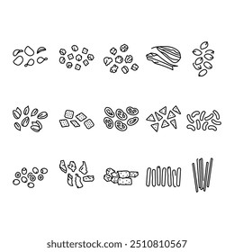 Snacks line black icon. Sign for web page, mobile app, button, logo. Vector isolated button. Editable stroke.