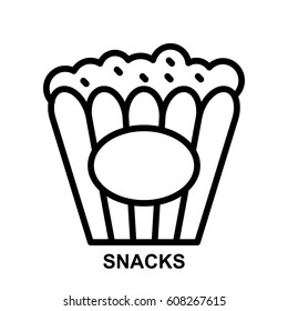 Snacks Line Icons 