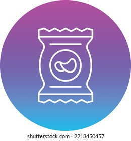 Snacks vector icon. Can be used for printing, mobile and web applications.