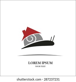 Snail abstract icon