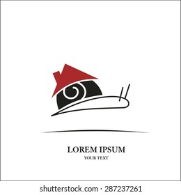 Snail abstract icon