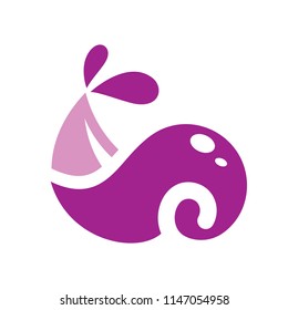 Snail abstract sign.