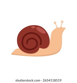 Snail Animal Icon Vector Design.