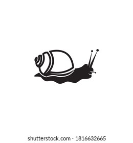 snail animal logo and symbol template 