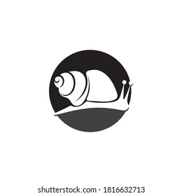 snail animal logo and symbol template 