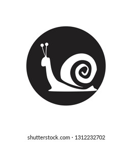 snail animal silhouette