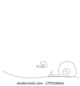  Snail animals on white background, vector illustration