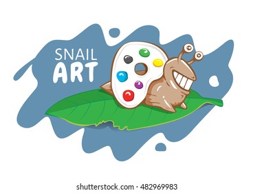 snail art paint color